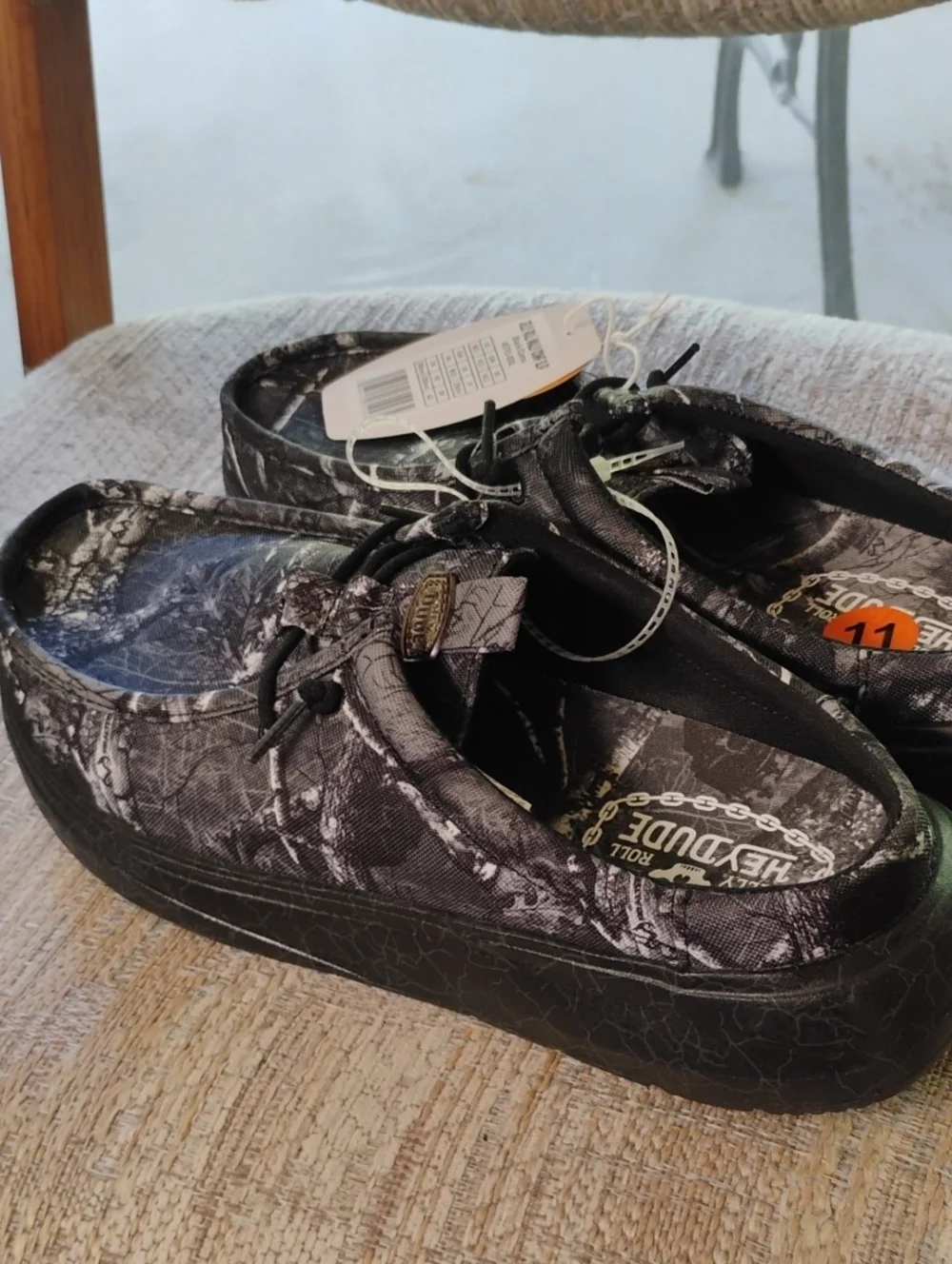 Hey Dude Jelly Roll Black Camo